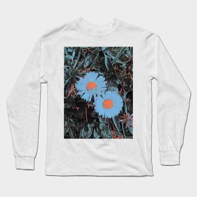 Two Daisies Long Sleeve T-Shirt by Tovers